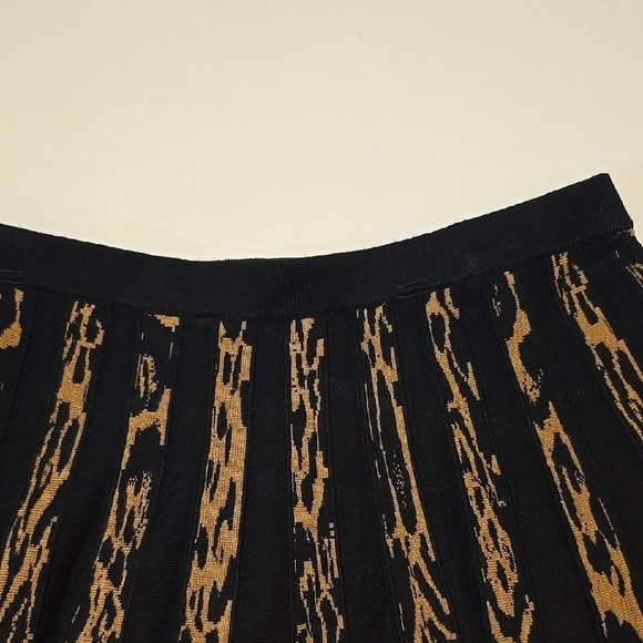 Grace Elements A-Line Orange Black Cocktail Skirt - Picture 3 of 3